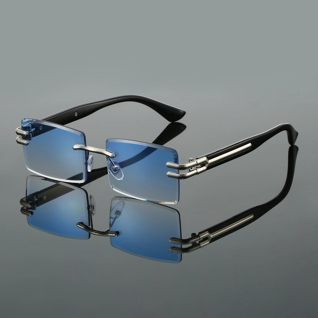 Dalton Rimless Rectangular Sunglasses
