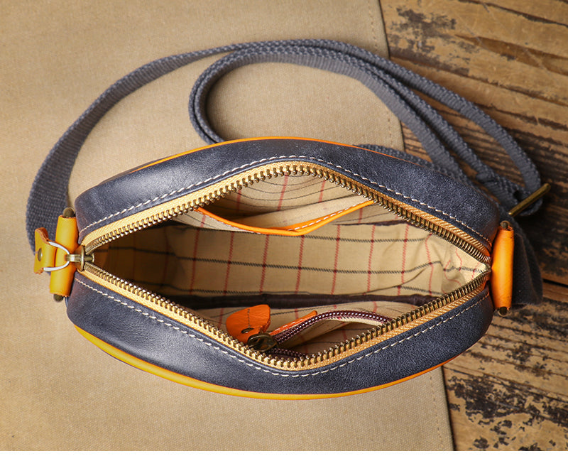 Hudson Genuine Leather Crossbody Bag
