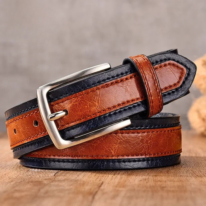Dalton Two-Tone Buckle Belt