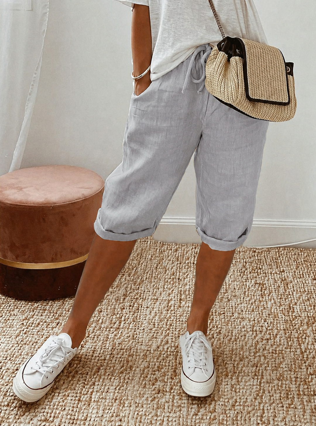Brinley Lightweight Capri Pants
