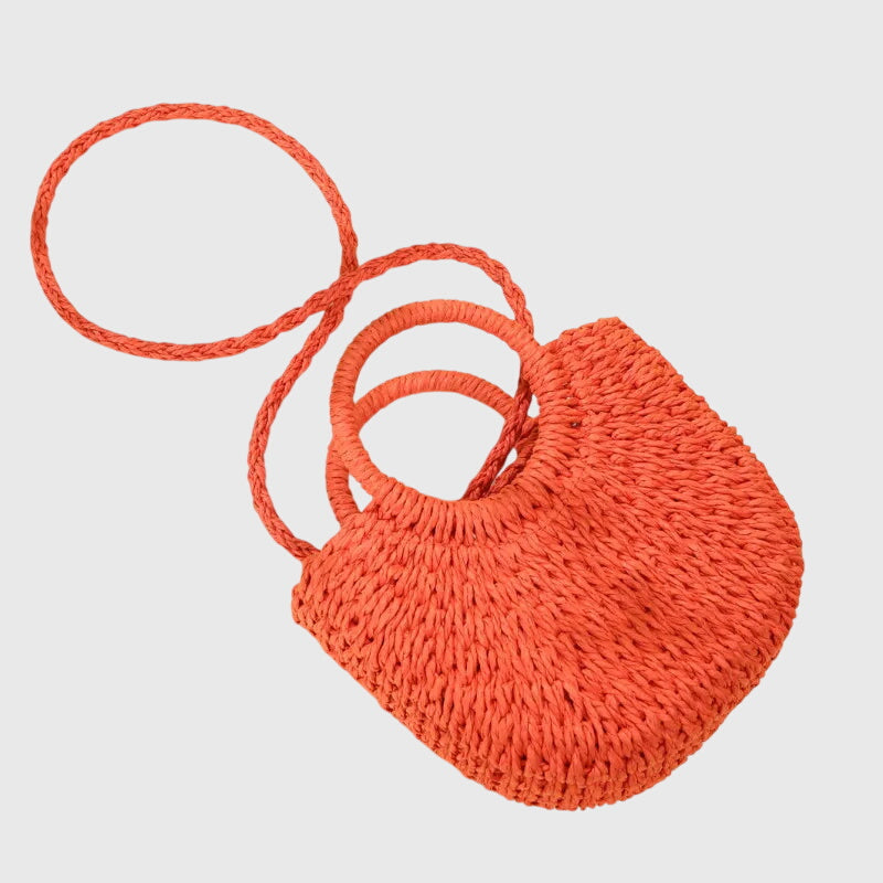 Solana Woven Straw Summer Handbag