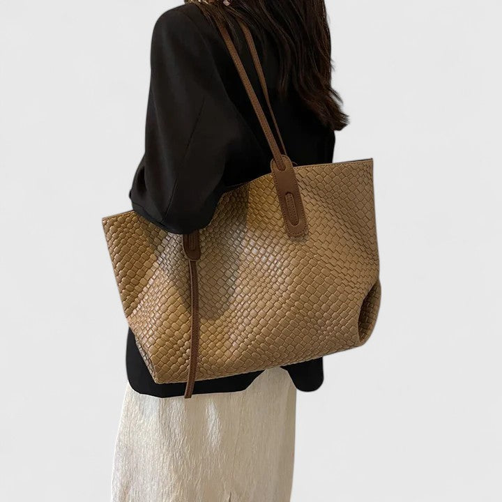 Astrid Woven Tote Bag
