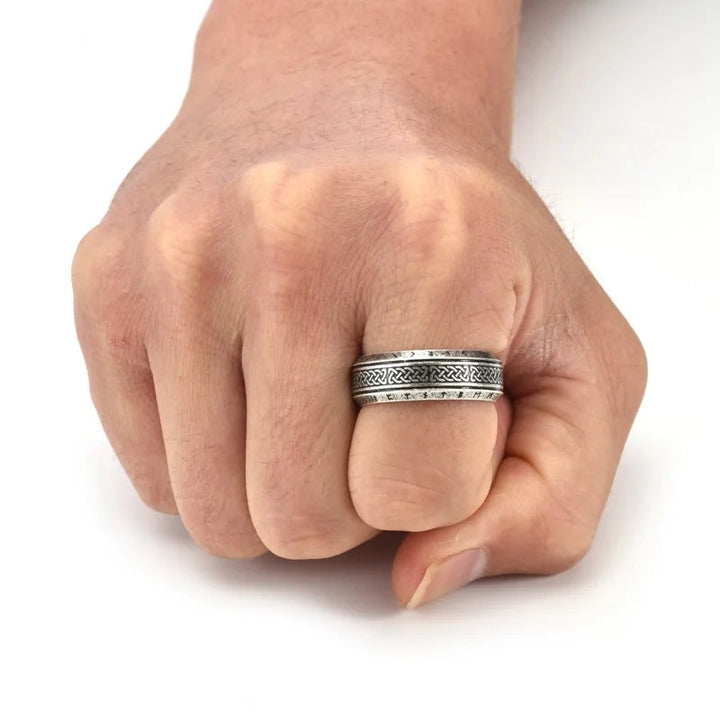 Ragnar Stainless Steel Runes Ring