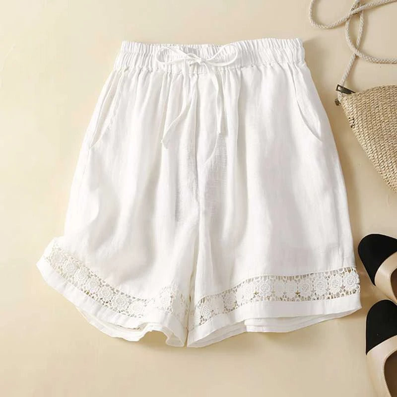 Blythe Relaxed Floral Embroidered Shorts