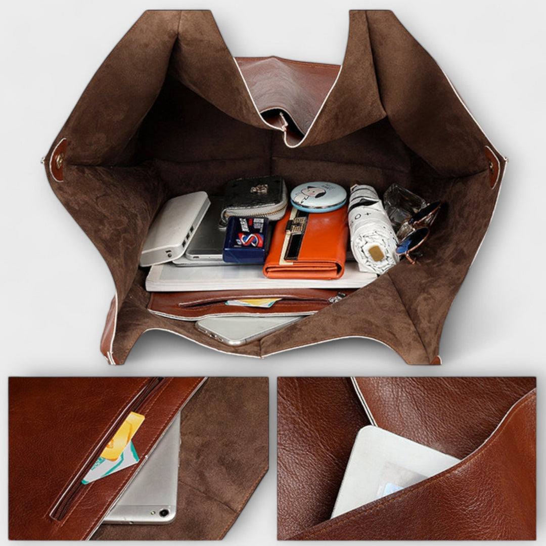 Maren Spacious Canvas Tote Bag