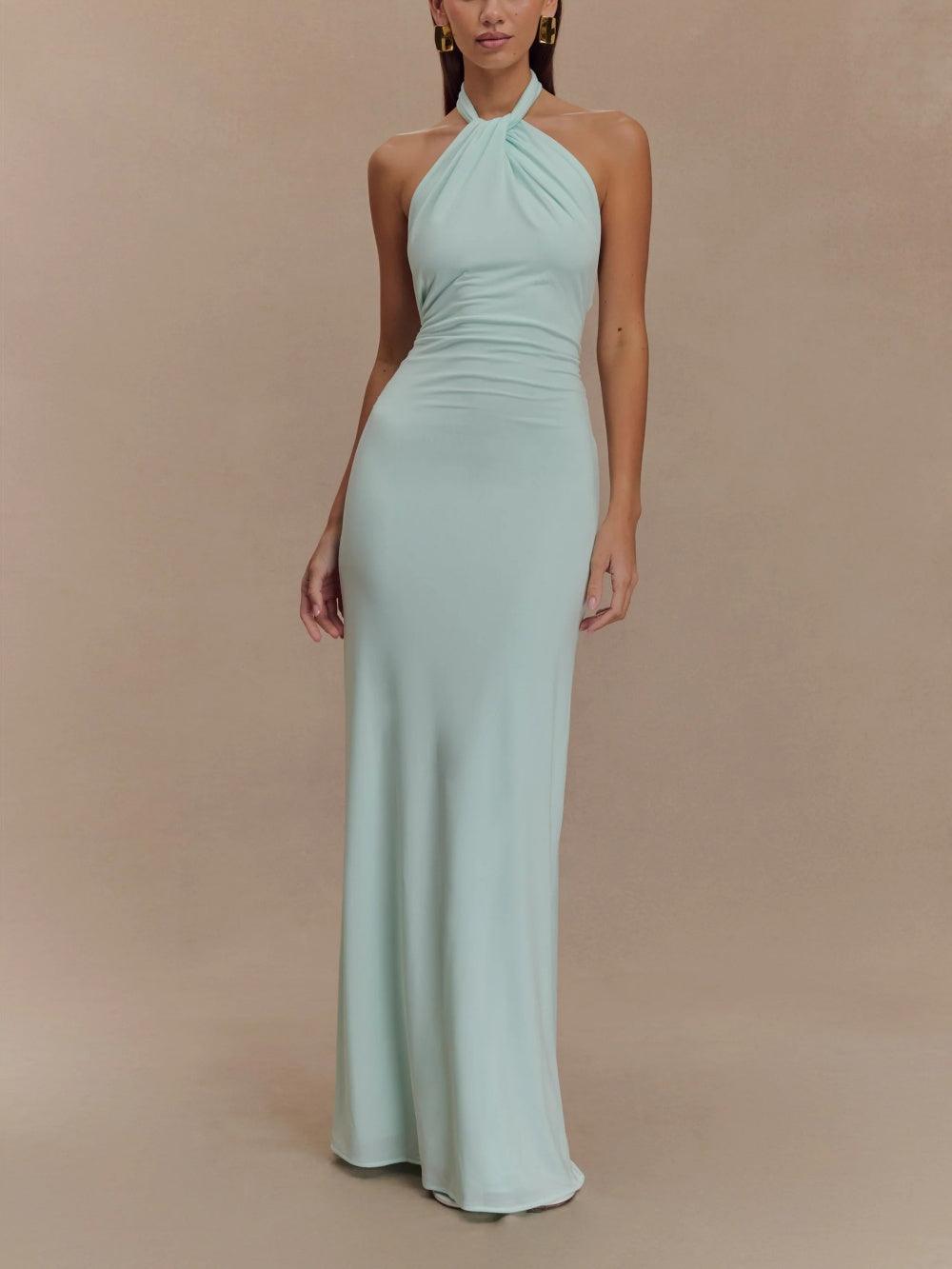 Solana Halter Maxi Dress