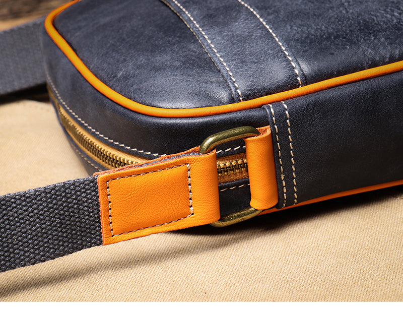 Hudson Genuine Leather Crossbody Bag