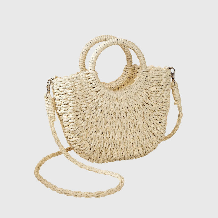 Solana Woven Straw Summer Handbag