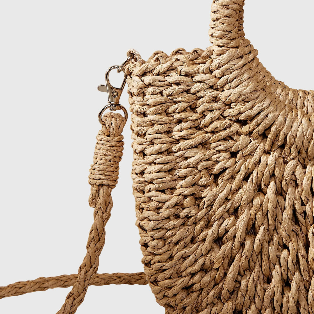 Solana Woven Straw Summer Handbag
