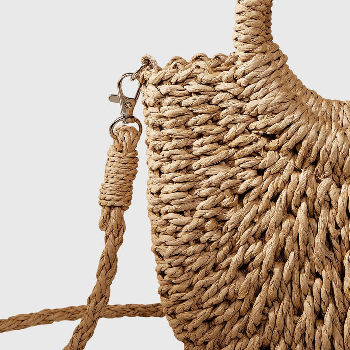 Solana Woven Straw Summer Handbag