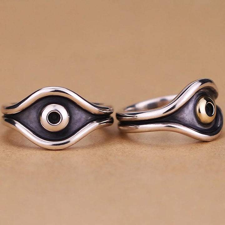 Mystique Adjustable Copper All-Seeing Eye Ring