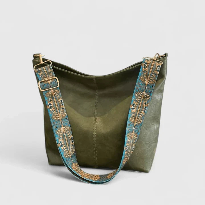 Capella Wide-Strap Shoulder Bag