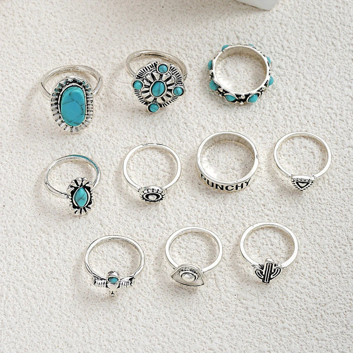 Silverton 10-Piece Western Ring Set