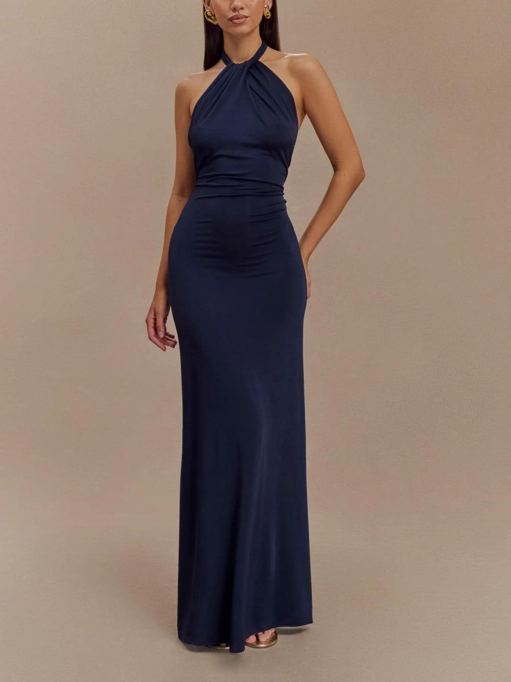 Solana Halter Maxi Dress