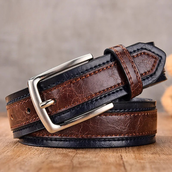 Dalton Two-Tone Buckle Belt