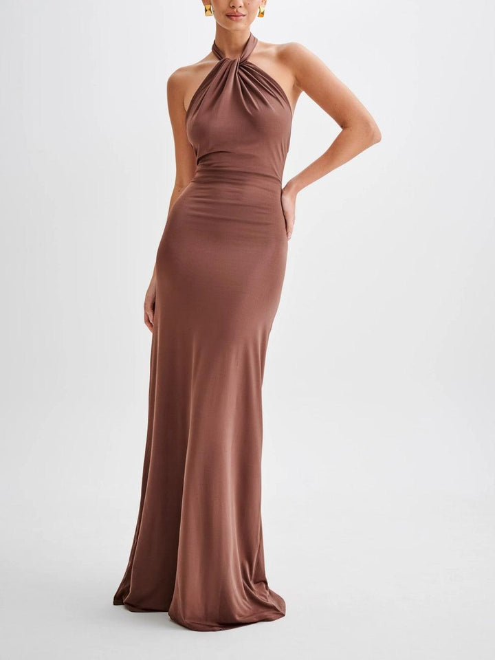 Solana Halter Maxi Dress
