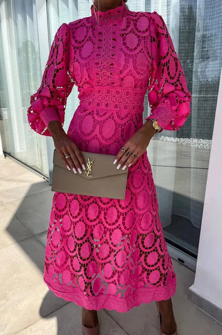 Bellaire Lace Midi Dress