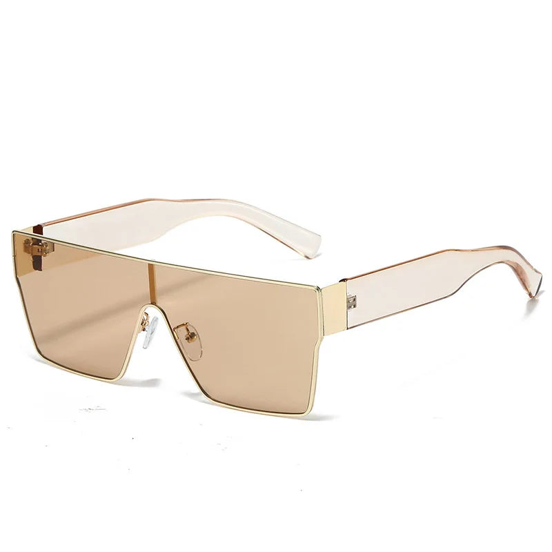 Vantage Oversized Shield Gradient Sunglasses