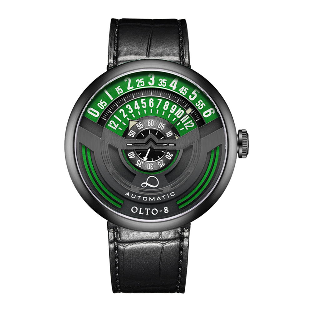 Veyron Automatic Mechanical Leather Watch