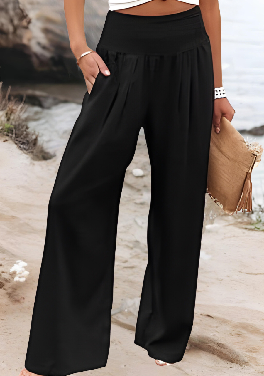Havana Wide-Leg Beach Pants