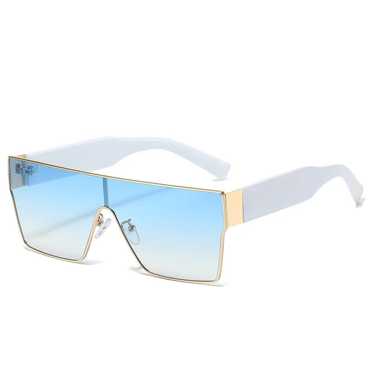 Vantage Oversized Shield Gradient Sunglasses