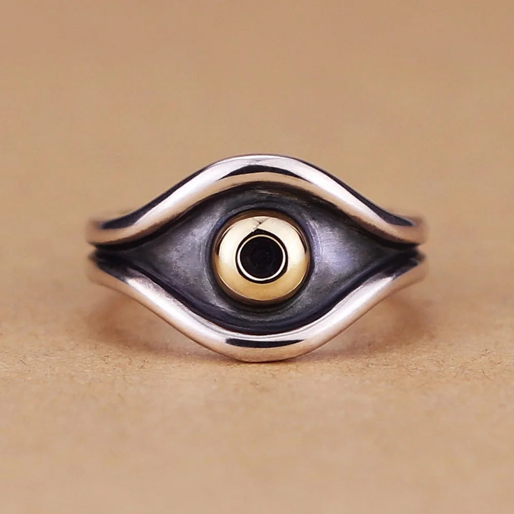 Mystique Adjustable Copper All-Seeing Eye Ring
