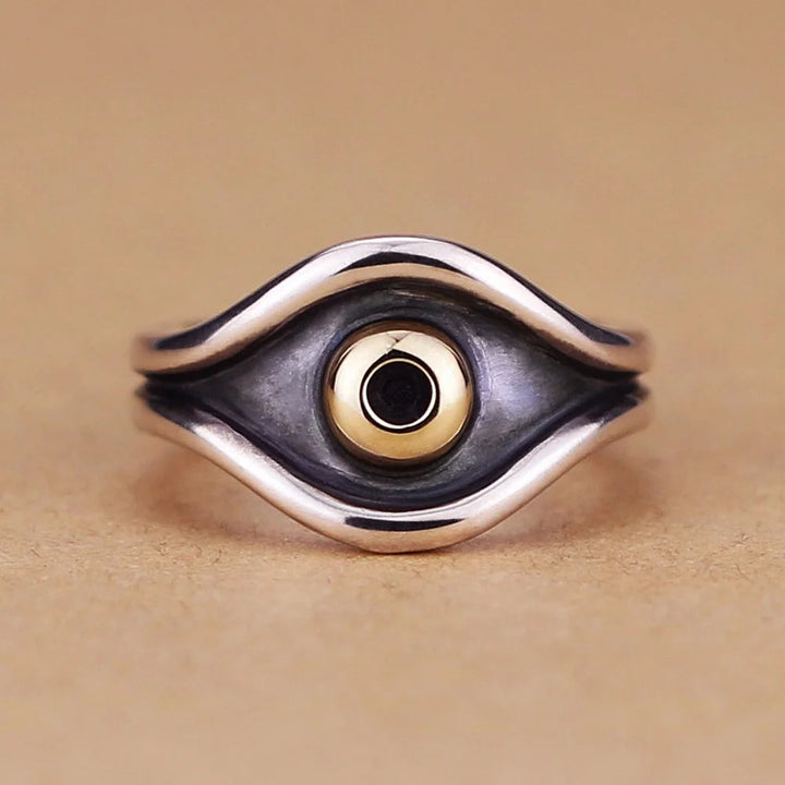 Mystique Adjustable Copper All-Seeing Eye Ring