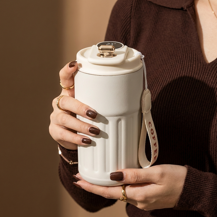 Thermo Smart Temperature Display Insulated Stainless Steel Water Bottle