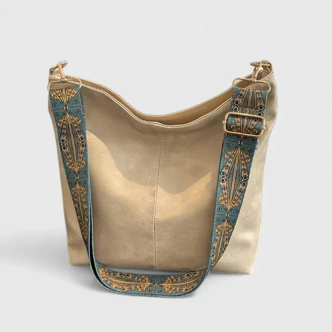 Capella Wide-Strap Shoulder Bag