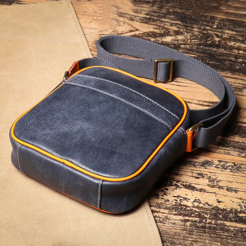Hudson Genuine Leather Crossbody Bag