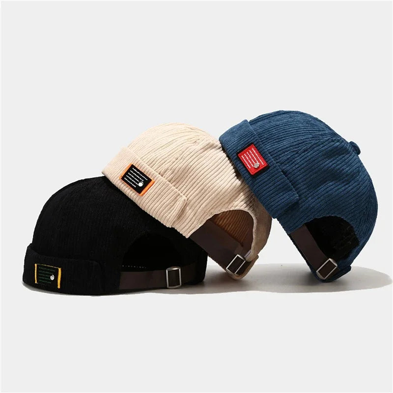 Ridley Corduroy Brimless Cap