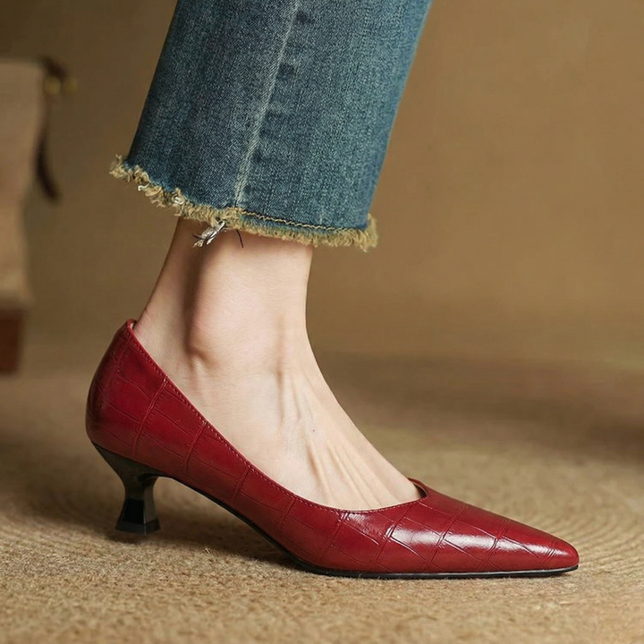 Nea Genuine Leather Heels